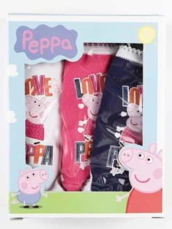 Peppa Pig Tris slip da bambina con stampa