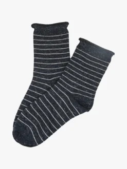 Pierre Cardin Calze corte da donna a righe - blu scuro