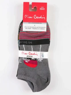 Pierre Cardin Calze corte donna con stampe Confezione 3 paia