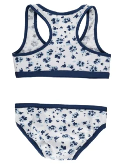 Pierre Cardin Completo intimo bambina a fiori 2 pezzi