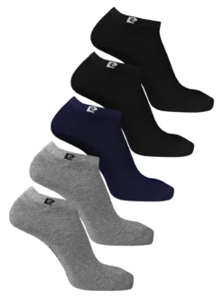 Pierre Cardin Confezione da 5 paia di calze corte da uomo in cotone