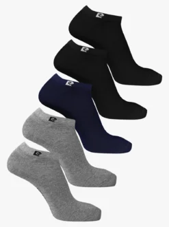 Pierre Cardin Confezione da 5 paia di calze corte da uomo in cotone