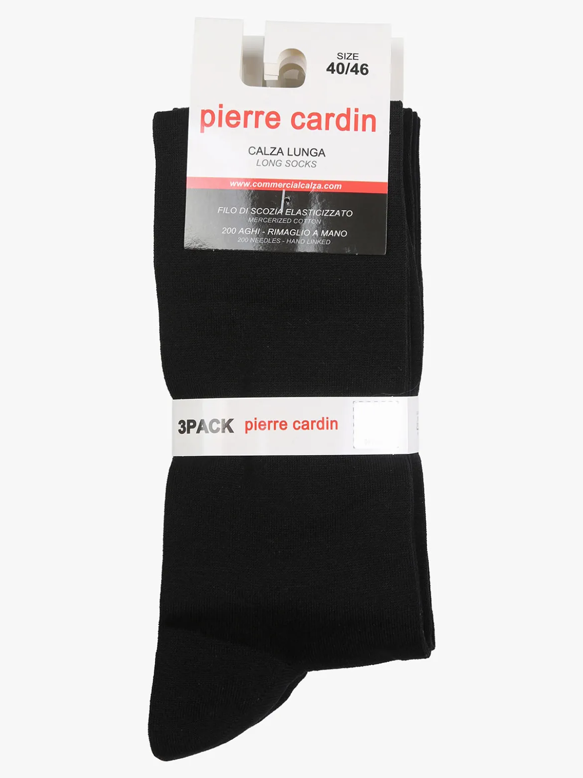 Pierre Cardin Confezione da 3 paia di calze lunghe da uomo in filo di scozia