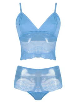 Pierre Cardin Coordinato intimo donna misto cotone con pizzo