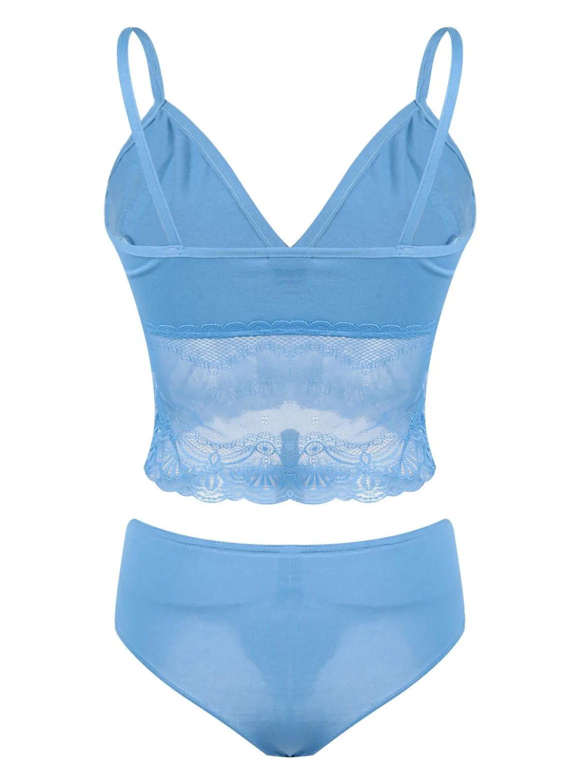 Pierre Cardin Coordinato intimo donna misto cotone con pizzo