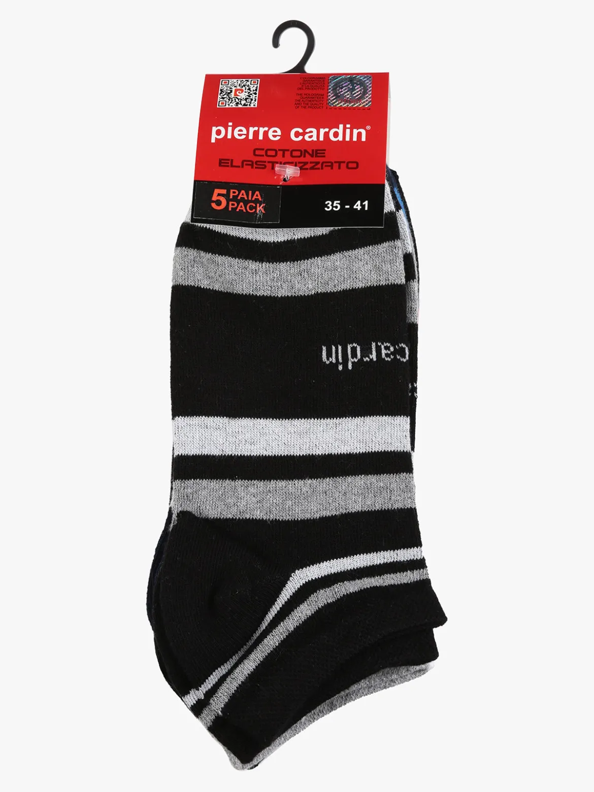 Pierre Cardin 5 Paia di calze corte da donna in cotone