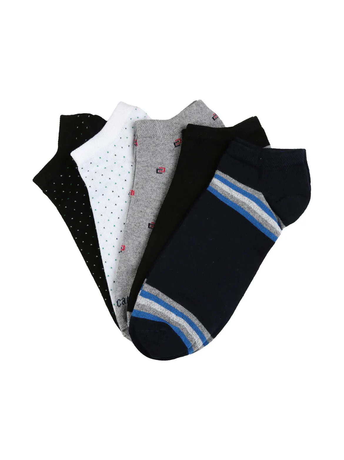 Pierre Cardin 5 Paia di calze corte da uomo in cotone