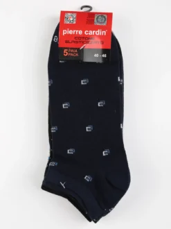 Pierre Cardin 5 Paia di calze corte da uomo in cotone