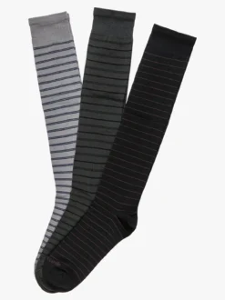 Pierre Cardin 3 Paia di calze lunghe da uomo in filo di scozia