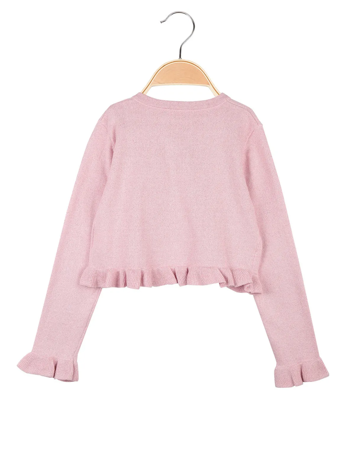 Pink Baby Coprispalle da bambina in lurex con bottone