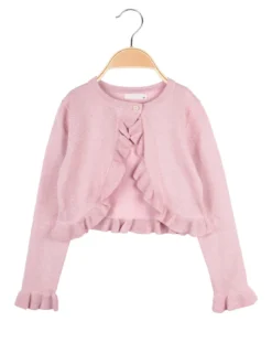 Pink Baby Coprispalle da bambina in lurex con bottone