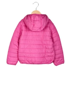 Pink Baby Giubbotto doubleface da bambina con cappuccio e zip