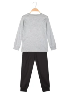 Pokémon Pigiama lungo da bambino in cotone interlock - grigio chiaro