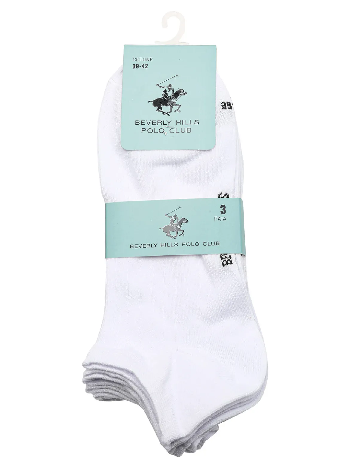 Polo Club Confezione da 3 paia di calze corte in cotone unisex