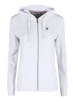 Polo Club Felpa donna con cappuccio e zip intera