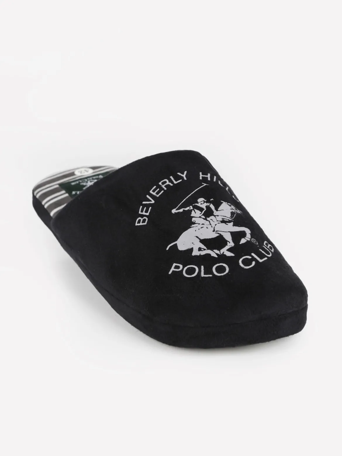 Polo Club Pantofole uomo in tessuto scamosciato