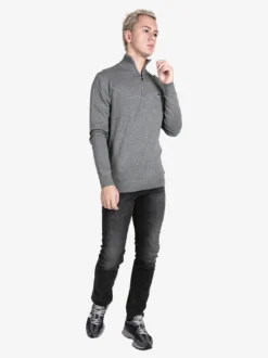 Polo Club Pullover da uomo mezza zip in maglia