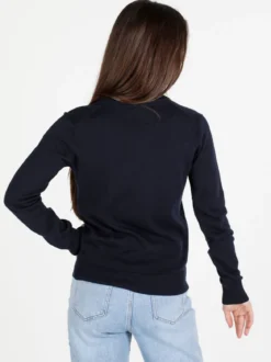 Polo Club Pullover donna in cotone scollo V