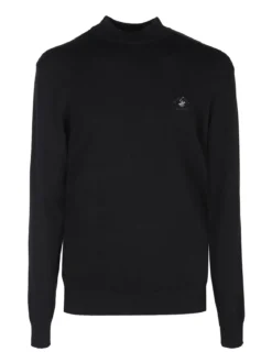 Polo Club Pullover in maglia da uomo con collo a lupetto