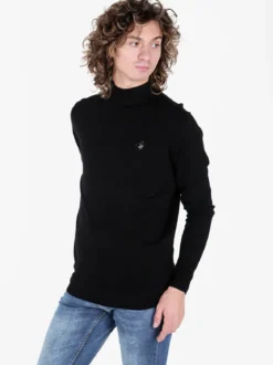 Polo Club Pullover in maglia da uomo con collo a lupetto