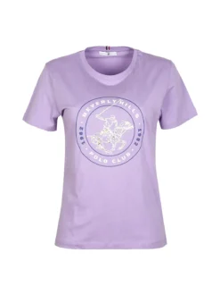 Polo Club T-shirt donna con stampa logo