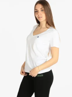 Polo Club T-shirt donna manica corta scollo a V