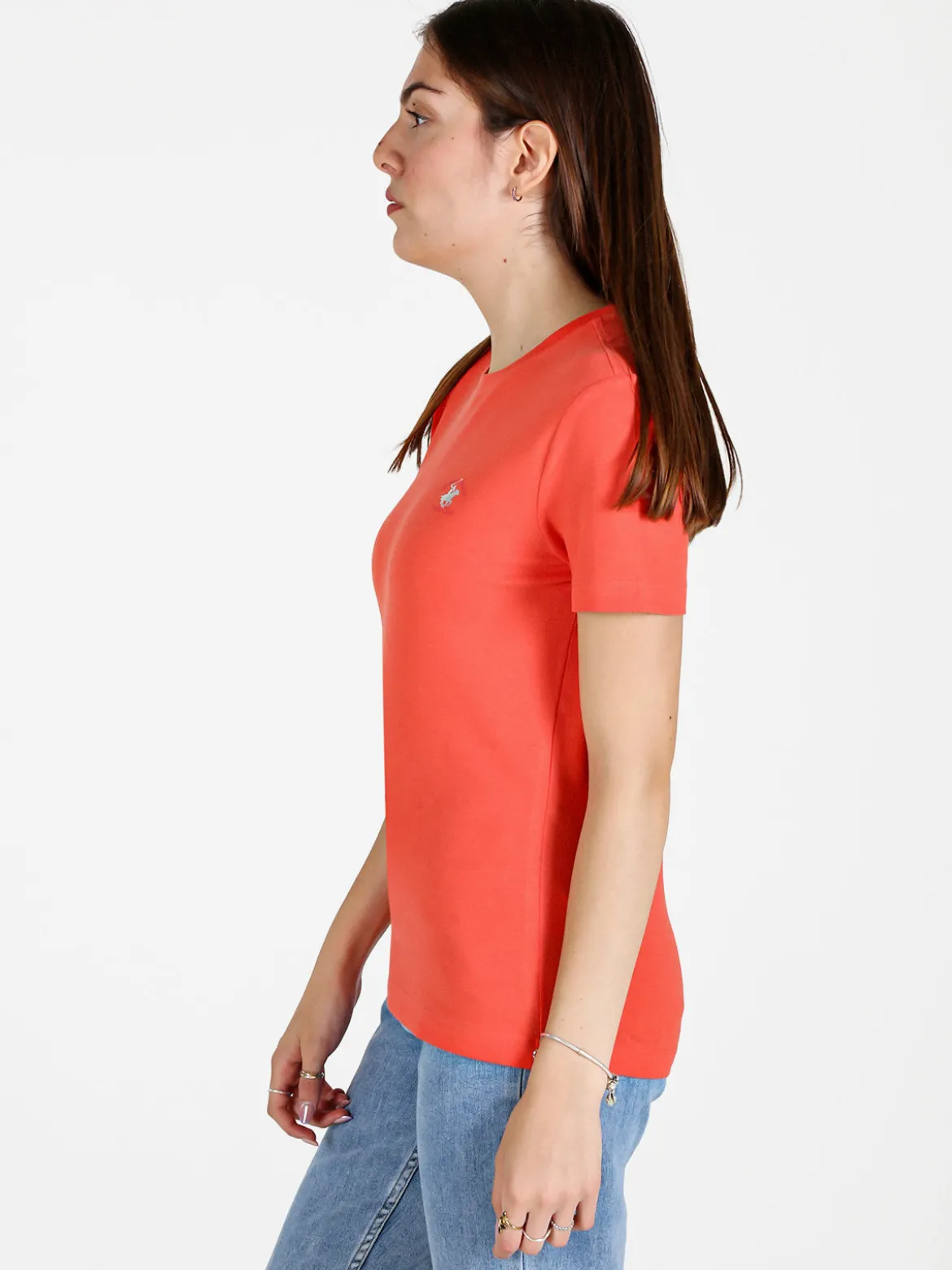 Polo Club T-shirt girocollo da donna in cotone