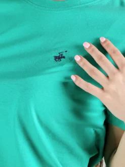 Polo Club T-shirt girocollo da donna in cotone