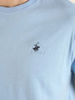Polo Club T-shirt girocollo da uomo in cotone