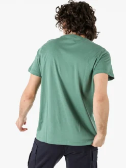 Polo Club T-shirt girocollo da uomo in cotone - verde