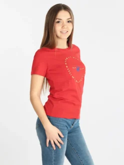 Polo Club T-shirt manica corta donna con logo