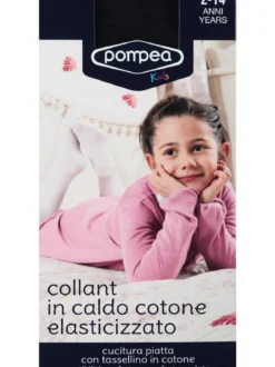 Pompea Collant bambina in caldo cotone