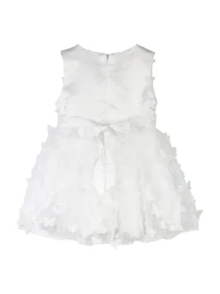 Pretty Baby Abito da cerimonia per neonate in tulle con fiocco per capelli