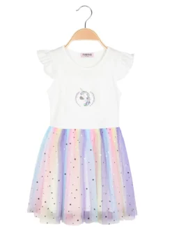 Pretty Baby Vestito da bambina con tulle multicolor