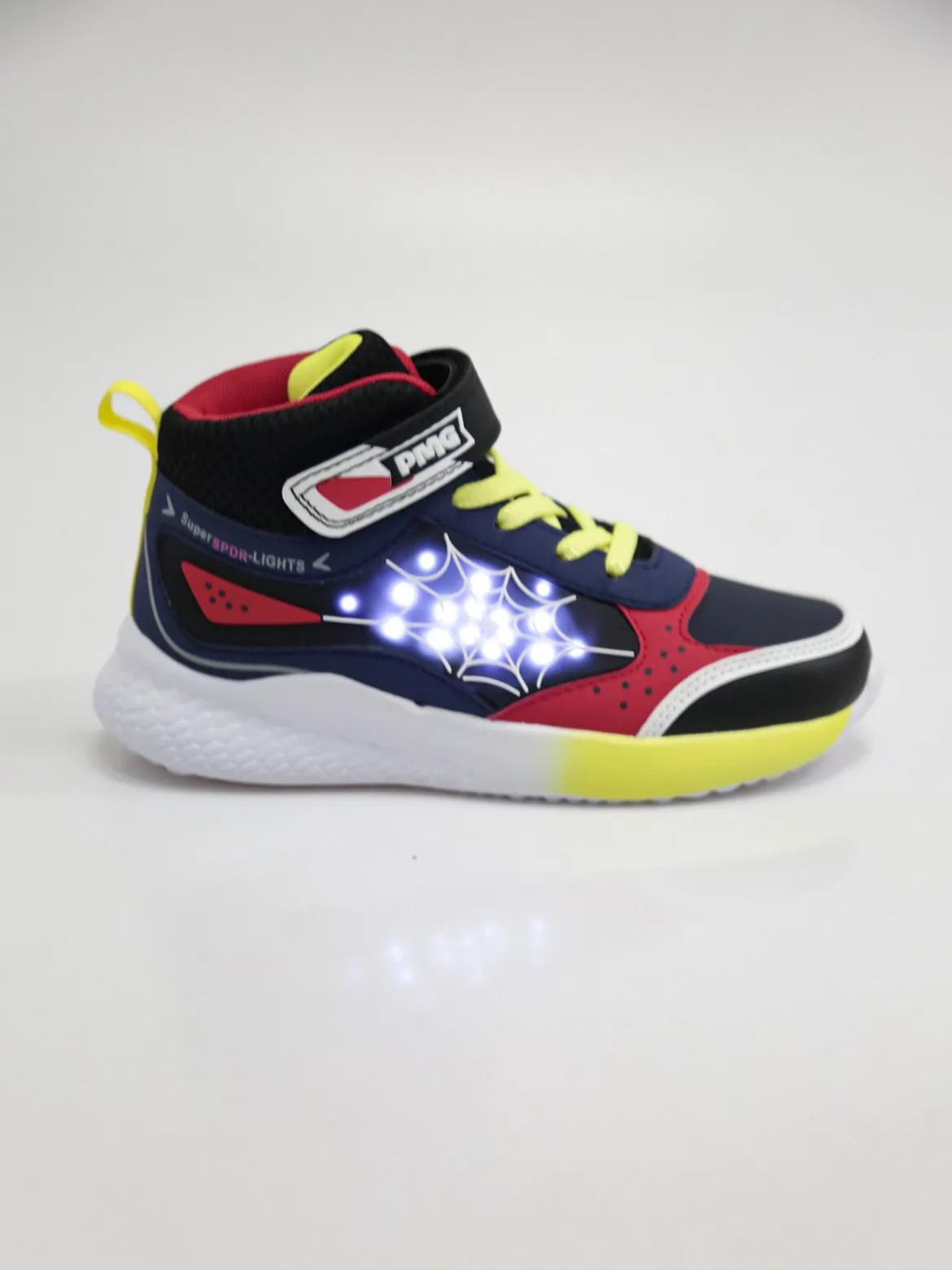 Primigi Sneakers alte da bambino con cinturino a strappo e luci