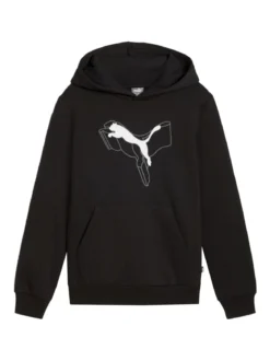 Puma ESS+Logo LAB Cat Hoodie Felpa da ragazzo con cappuccio