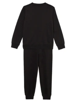 Puma LOGO CREW SUIT Completo tuta da bambini invernale - nero