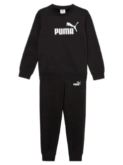 Puma LOGO CREW SUIT Completo tuta da bambini invernale - nero