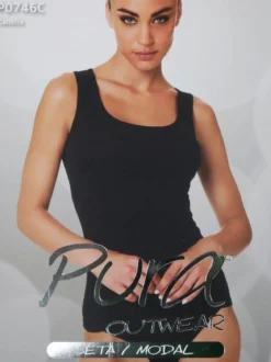 Pura Canotta donna misto seta