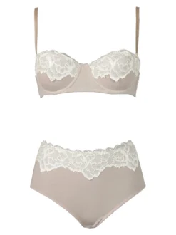 Pura P0679C Balconette + panty in misto seta