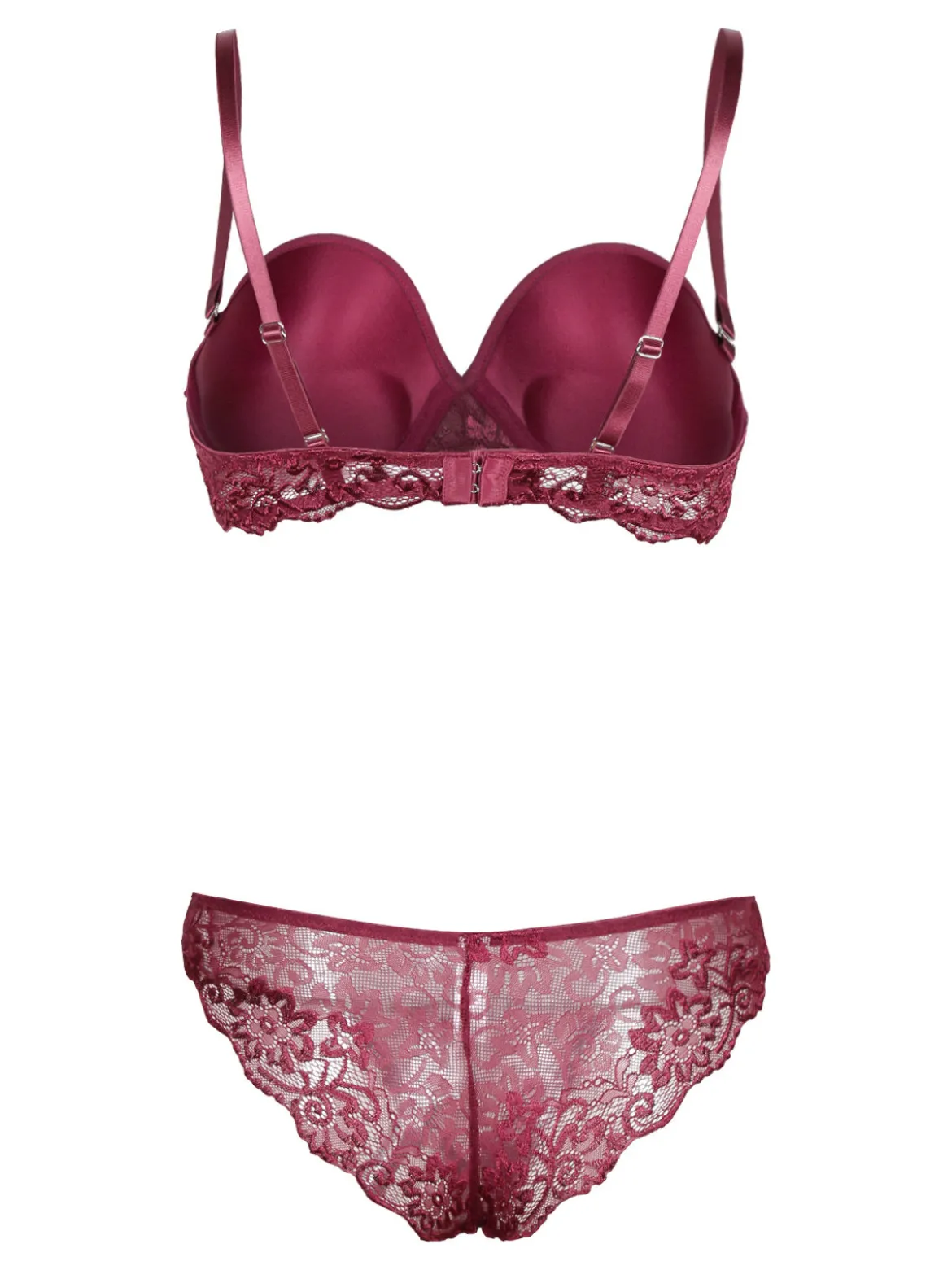 Pura P0701C Fascia imbottita graduata + slip in pizzo
