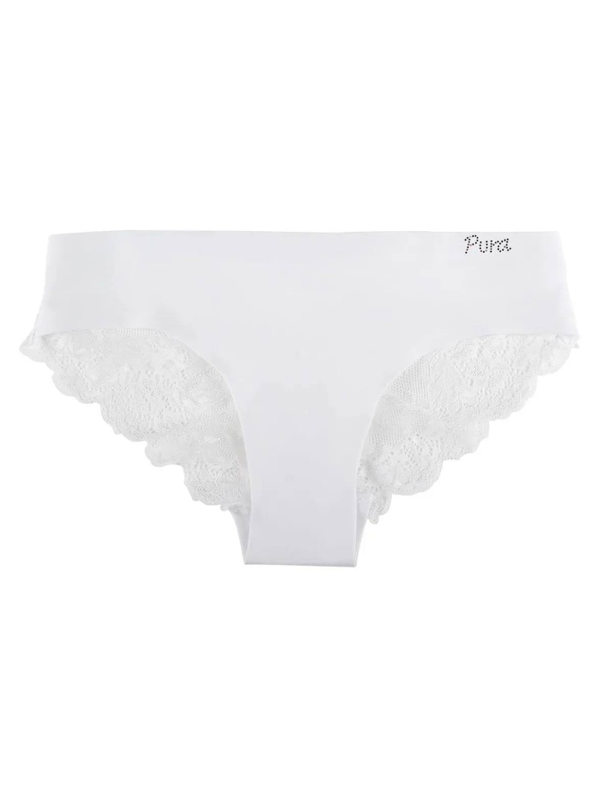 Pura Slip in microfibra con pizzo VERA