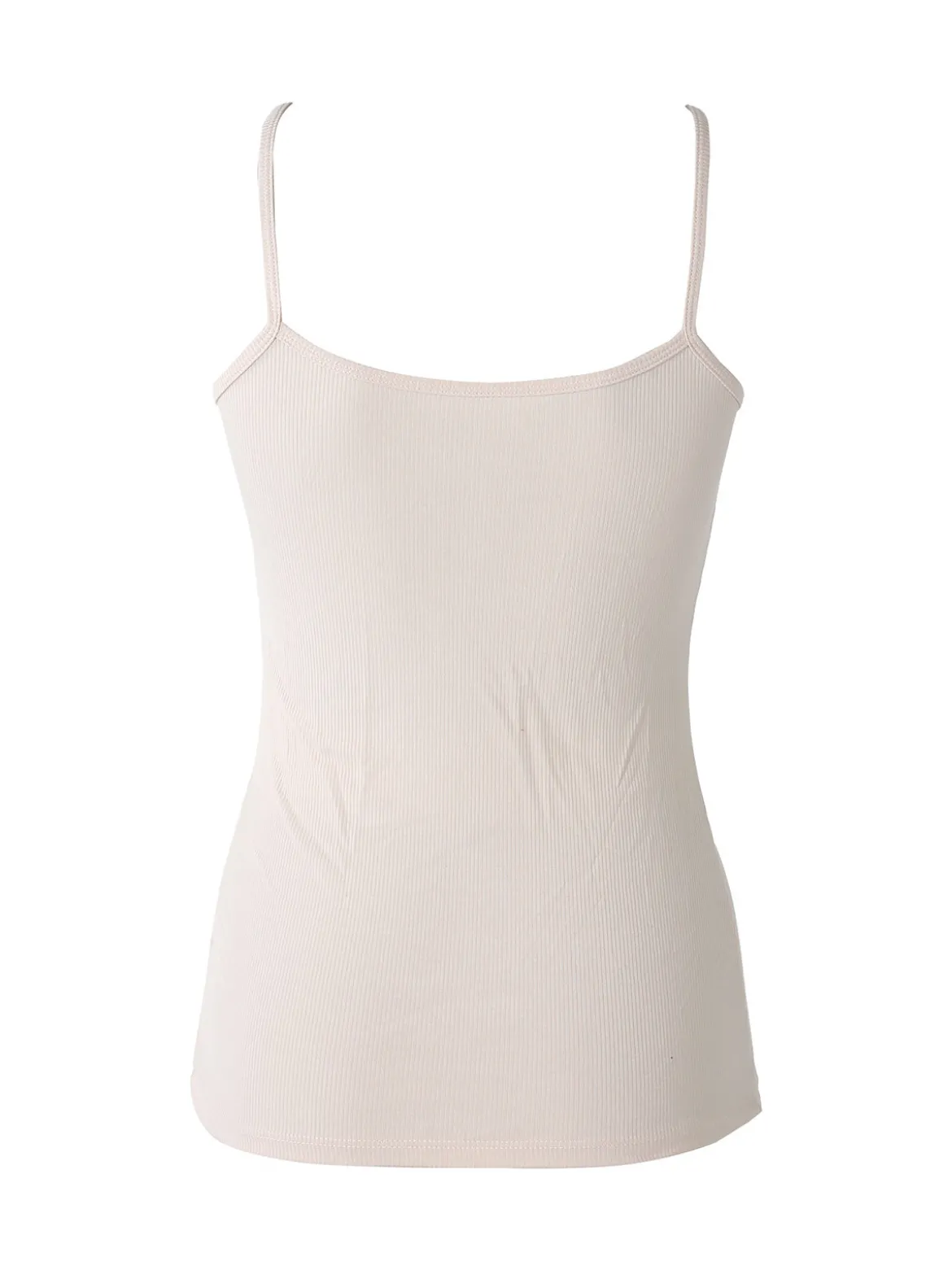 Pura Top donna a costine in bamboo - sabbia