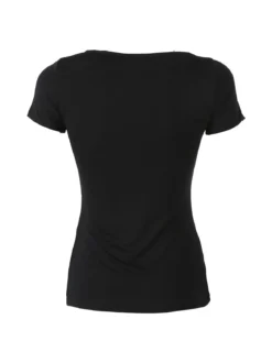 Pura T-shirt intima da donna in bamboo - nero