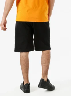 Pyrex Bermuda sportivi da uomo in cotone con logo - nero