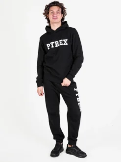 Pyrex Felpa da uomo con cappuccio in cotone con logo