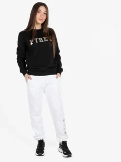 Pyrex Felpa donna girocollo con stampa logo