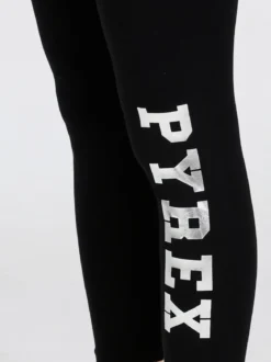 Pyrex Leggings sportivi da donna con logo sul fondo