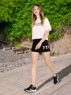 Pyrex Shorts sportivi da donna in felpa
