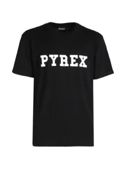 Pyrex T-shirt da uomo in cotone con logo